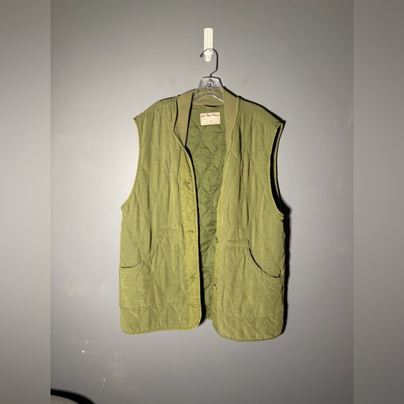Free People Billie Military Vest Size XL - Picture 2 of 6